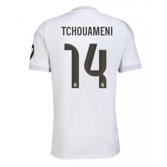Billige Fotballdrakt Real Madrid Aurelien Tchouameni #14 Replika Hjemmedrakt 2025-26 Kortermet